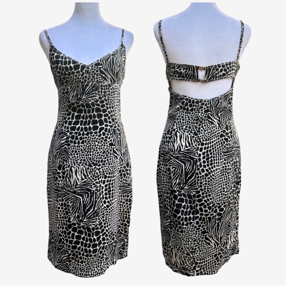 Abstract Silk Mixed Animal Print Dress by Kulson | IT 42 (US 4-6)